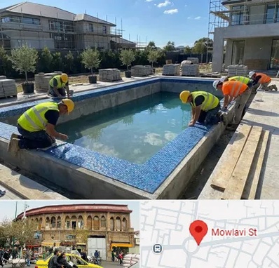 ساخت استخر در مولوی