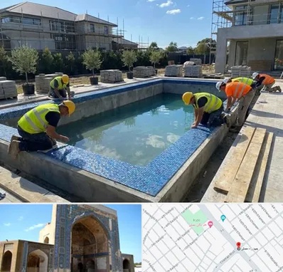 ساخت استخر در مصلی مشهد 