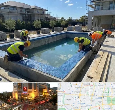 ساخت استخر در جنت آباد تهران 