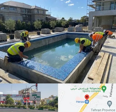 ساخت استخر در هروی 