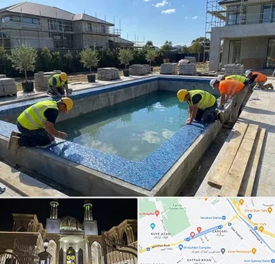 ساخت استخر در زرگری شیراز