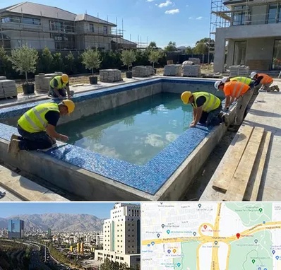ساخت استخر در حقانی 