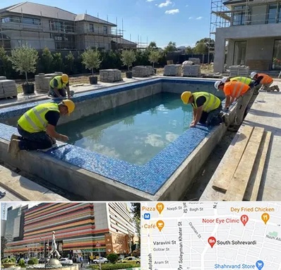 ساخت استخر در سهروردی 