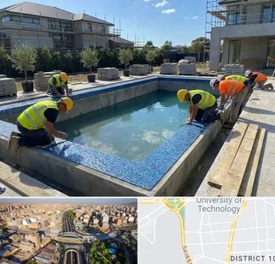 ساخت استخر در استاد معین 