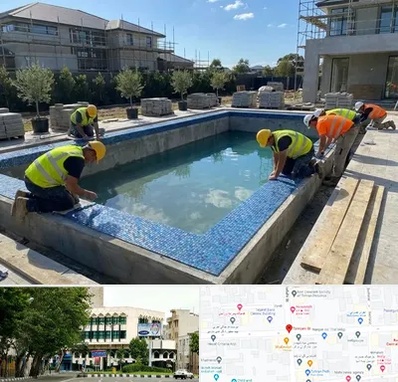 ساخت استخر در طالقانی 
