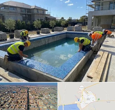 ساخت استخر در بندر ماهشهر