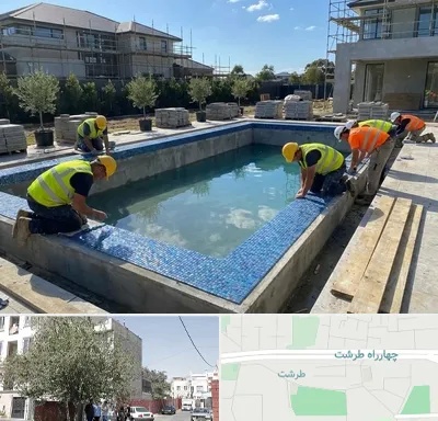 ساخت استخر در طرشت