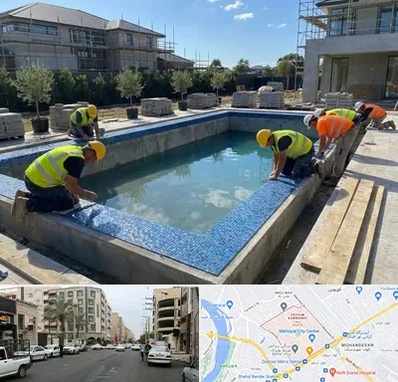 ساخت استخر در زیتون کارمندی اهواز 