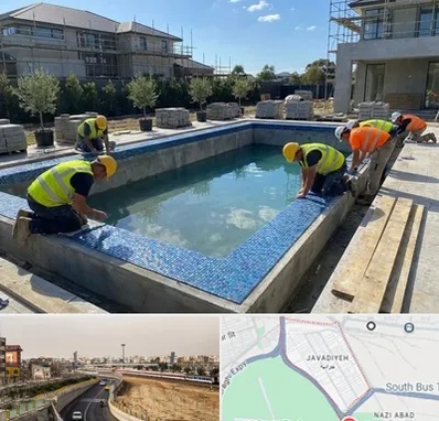 ساخت استخر در جوادیه