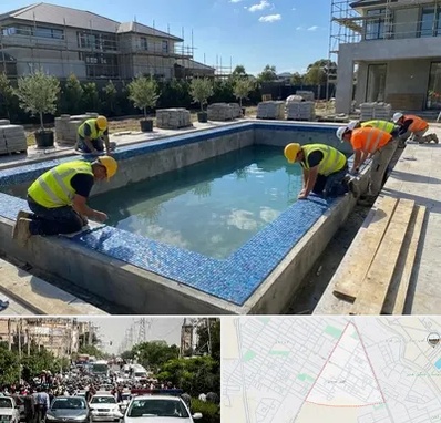 ساخت استخر در سیدی مشهد 
