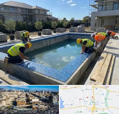 ساخت استخر در شهرک راه آهن