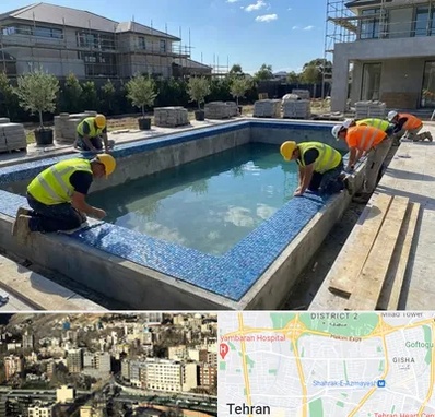 ساخت استخر در مرزداران 
