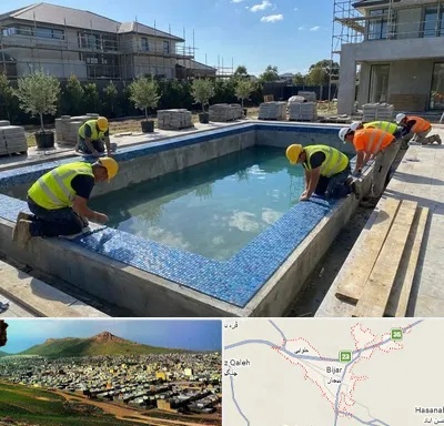 ساخت استخر در بیجار
