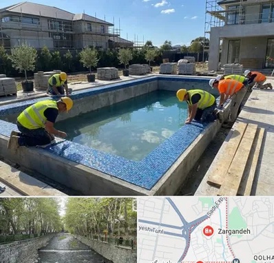 ساخت استخر در زرگنده