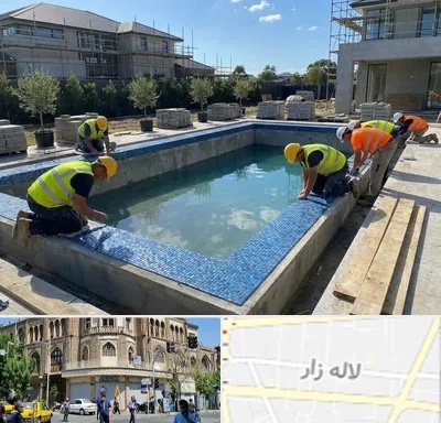 ساخت استخر در لاله زار