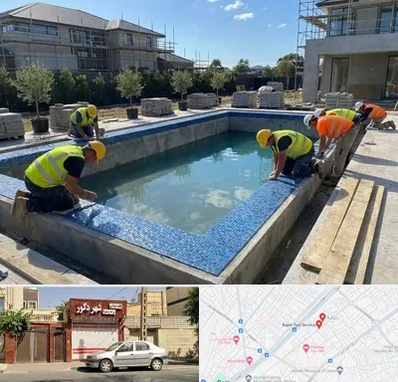 ساخت استخر در باجک قم 