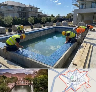 ساخت استخر در دامغان