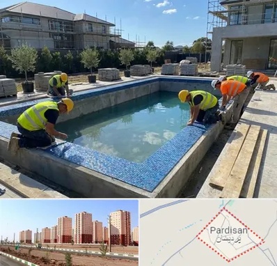ساخت استخر در پردیسان قم 