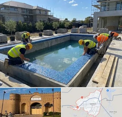 ساخت استخر در ایرانشهر