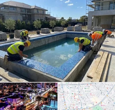 ساخت استخر در منظریه رشت