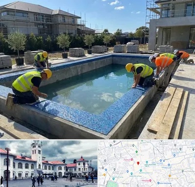ساخت استخر در میدان شهرداری رشت