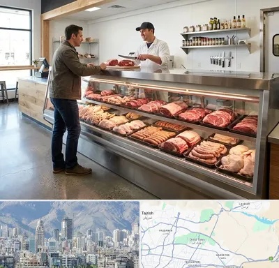 گوشت فروشی در شمال شرق تهران