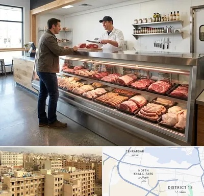 گوشت فروشی در جنوب غرب تهران