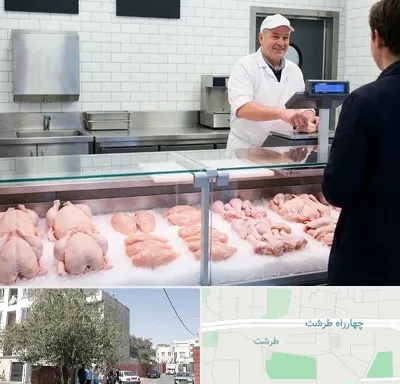 مرغ فروشی در طرشت