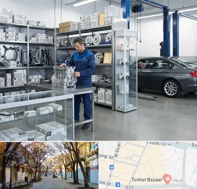 لوازم یدکی بی ام و BMW در تربیت تبریز 
