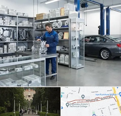 لوازم یدکی بی ام و BMW در بلوار معلم رشت
