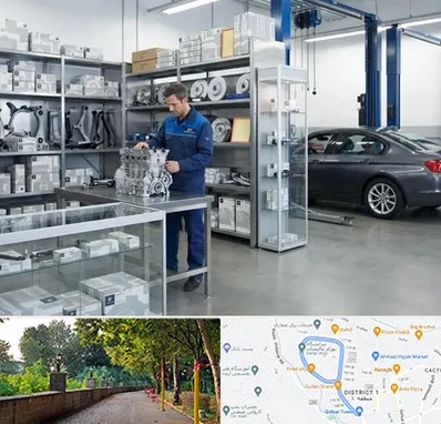 لوازم یدکی بی ام و BMW در فلکه گاز رشت