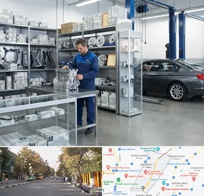 لوازم یدکی بی ام و BMW در شریعتی 