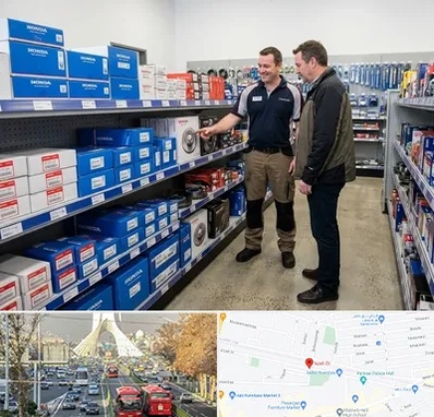 لوازم یدکی هوندا در خیابان آزادی