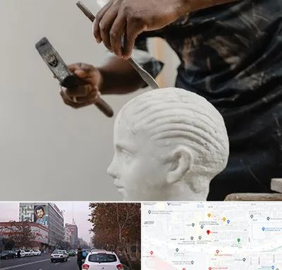 آموزشگاه مجسمه سازی در کارگر شمالی