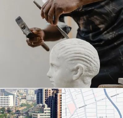 آموزشگاه مجسمه سازی در خیابان بهشتی