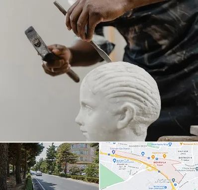 آموزشگاه مجسمه سازی در مهرویلا کرج