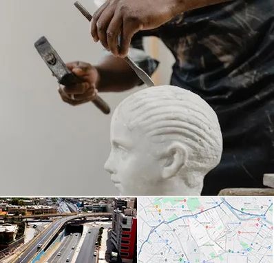 آموزشگاه مجسمه سازی در ستارخان شیراز