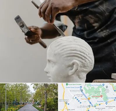 آموزشگاه مجسمه سازی در قدوسی غربی شیراز