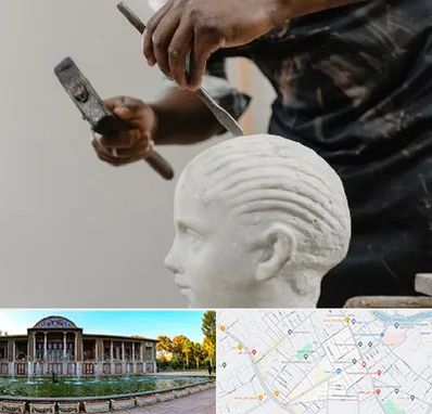 آموزشگاه مجسمه سازی در عفیف آباد شیراز