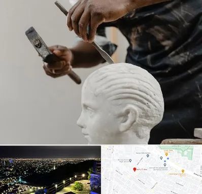 آموزشگاه مجسمه سازی در هفت تیر مشهد