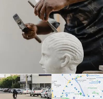 آموزشگاه مجسمه سازی در قدوسی شرقی شیراز