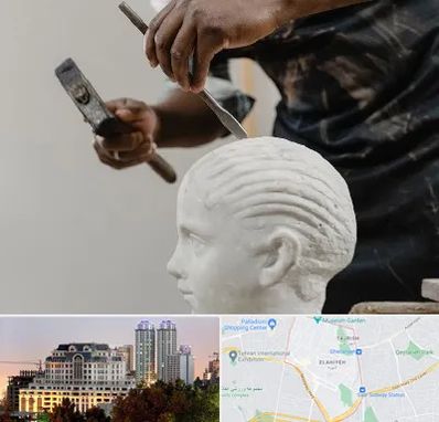 آموزشگاه مجسمه سازی در فرشته 