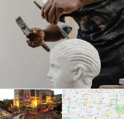 آموزشگاه مجسمه سازی در جنت آباد تهران 