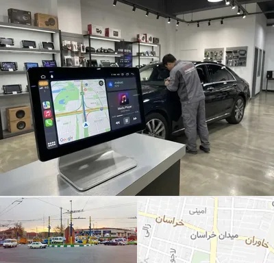 فروش مانیتور خودرو در میدان خراسان