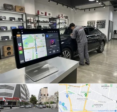 فروش مانیتور خودرو در بلوار فردوس