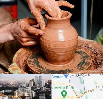 آموزشگاه سفالگری در الهیه 