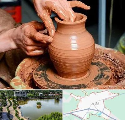 آموزشگاه سفالگری در لنگرود