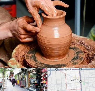 آموزشگاه سفالگری در سلسبیل