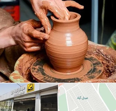 آموزشگاه سفالگری در عبدل آباد