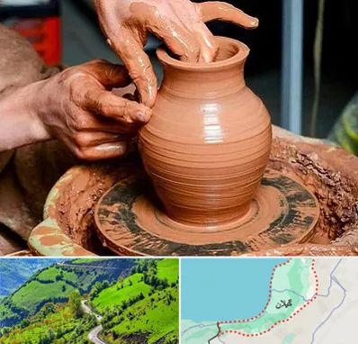 آموزشگاه سفالگری در گیلان